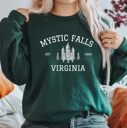 Mystic Falls Virginia Sweatshirt Vampire