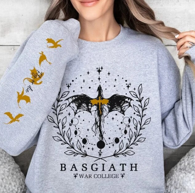 Fourth Wing Sweatshirt Basgiath War College Sweatshirt