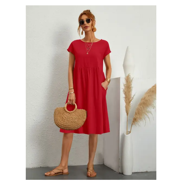 Dresses Summer Vintage Style Female O neck