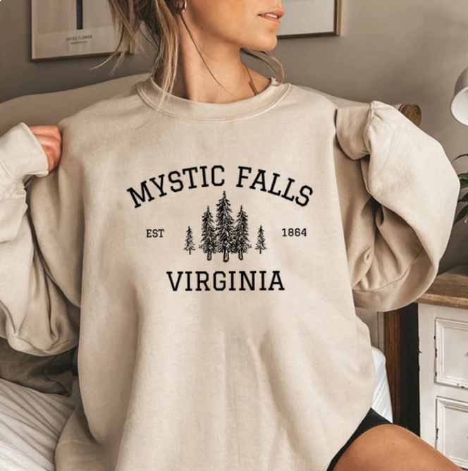 Mystic Falls Virginia Sweatshirt Vampire