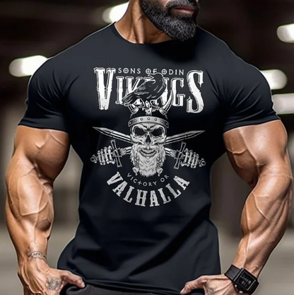 Skull Weapon Printed Tshirt Men