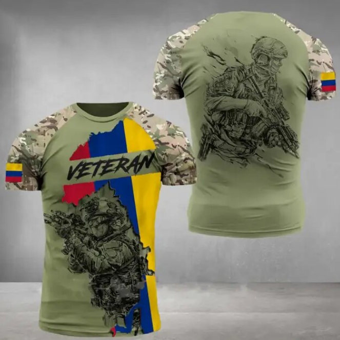 Tshirt Colombian Army Stylish