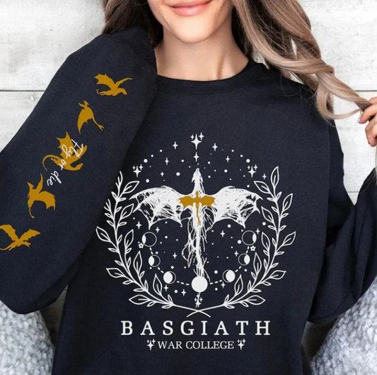 Fourth Wing Sweatshirt Basgiath War College Sweatshirt