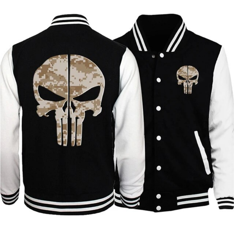 Skull Head Series Printing Jackets Personality Uniqe