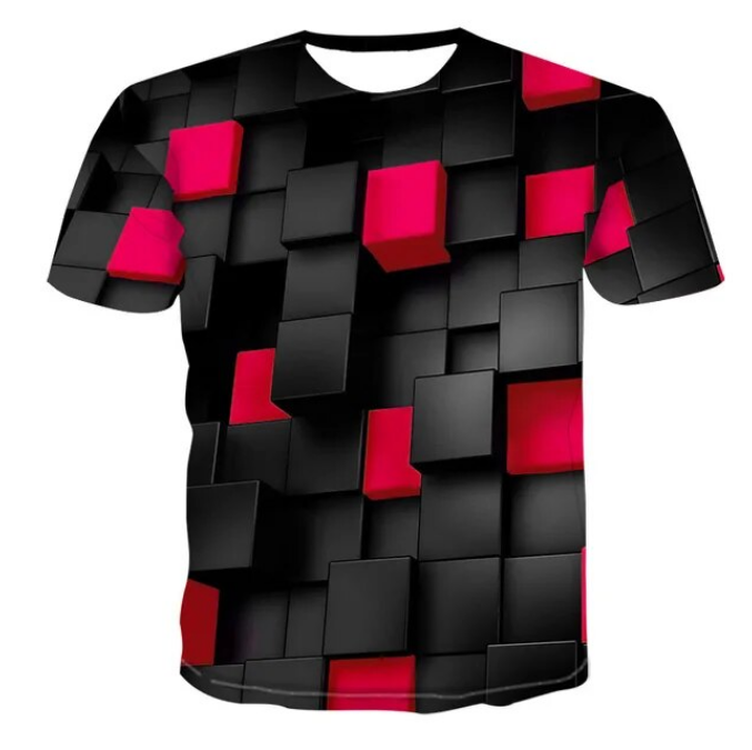 Summer 3D Pattern Men Tshirt Unique