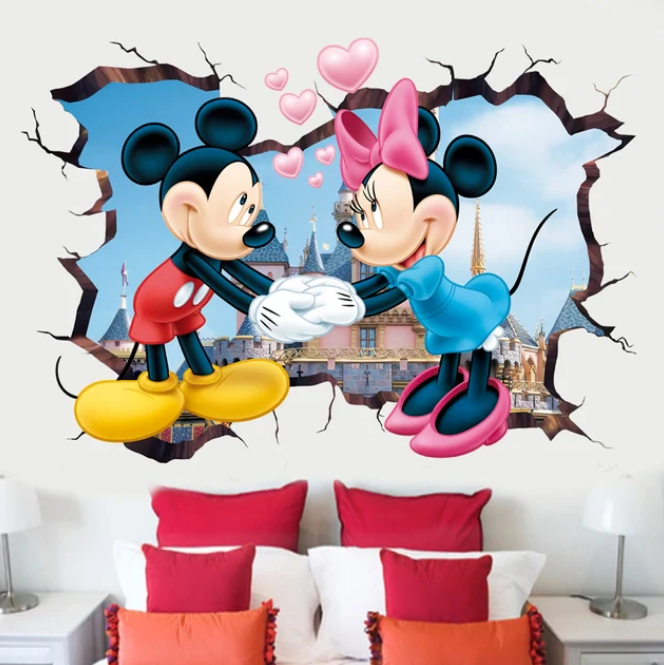 Mickey Minnie Mouse Baby Home Decals Wall Stickers