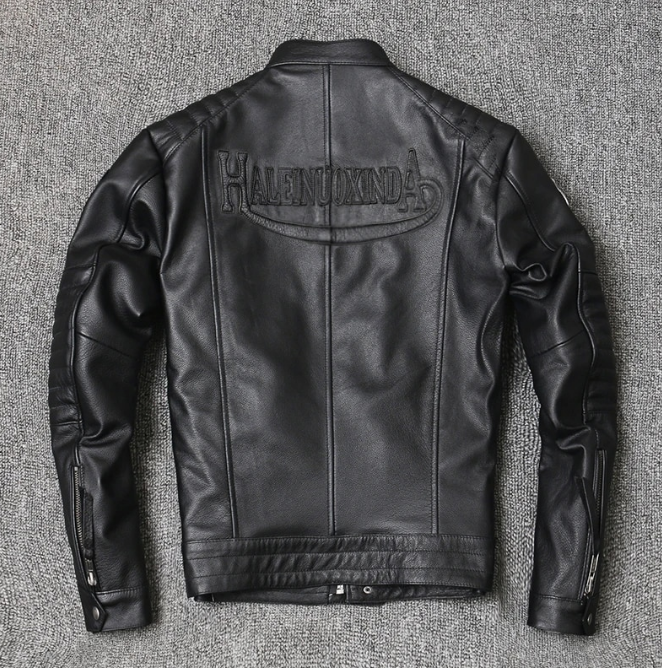 Motorcycle Genuine Leather Jacket